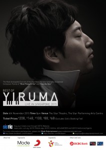 Забронируйте сейчас   Mode Entertainment с гордостью представляет «Best of Yiruma Live in Singapore 2015»